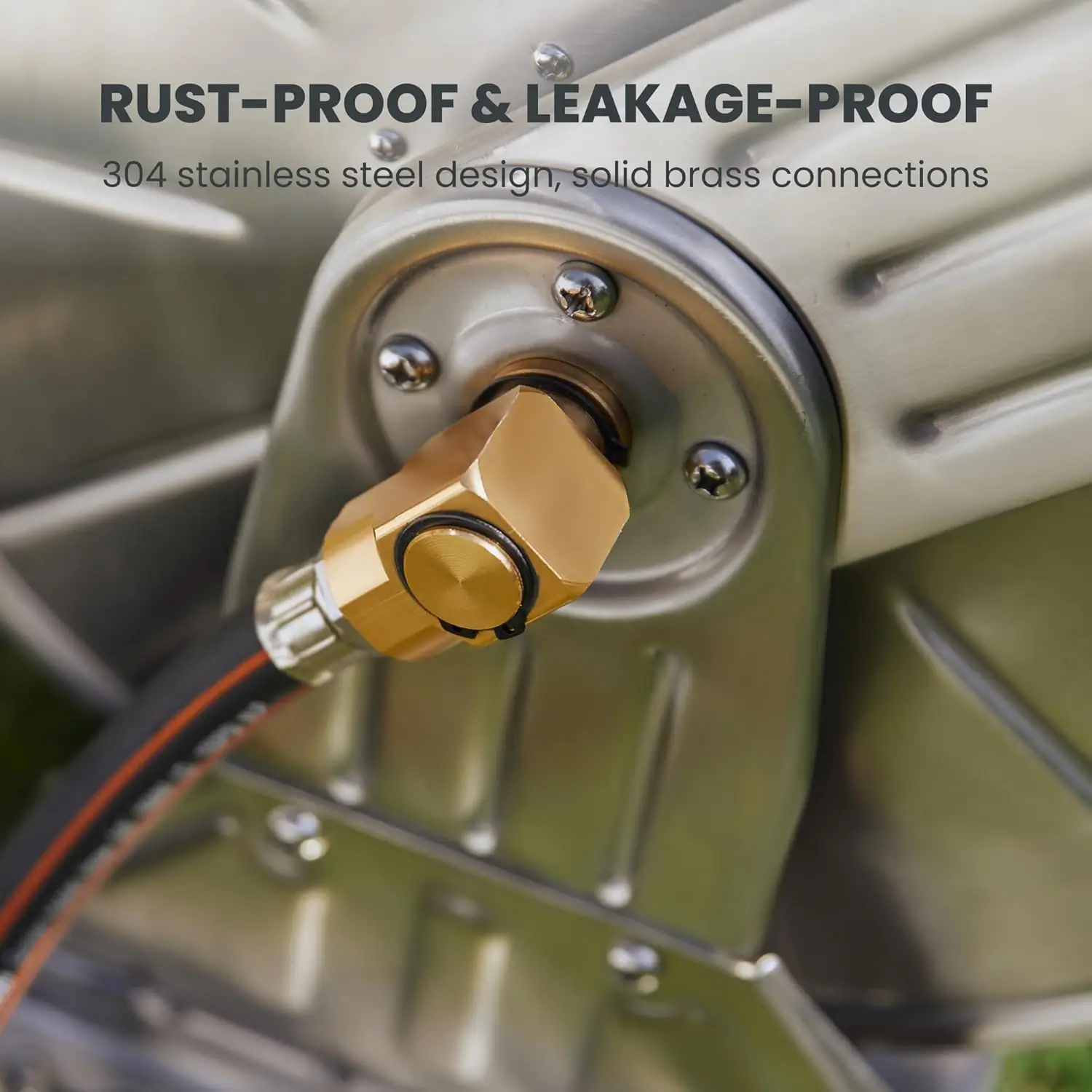 hose reel cart on wheels