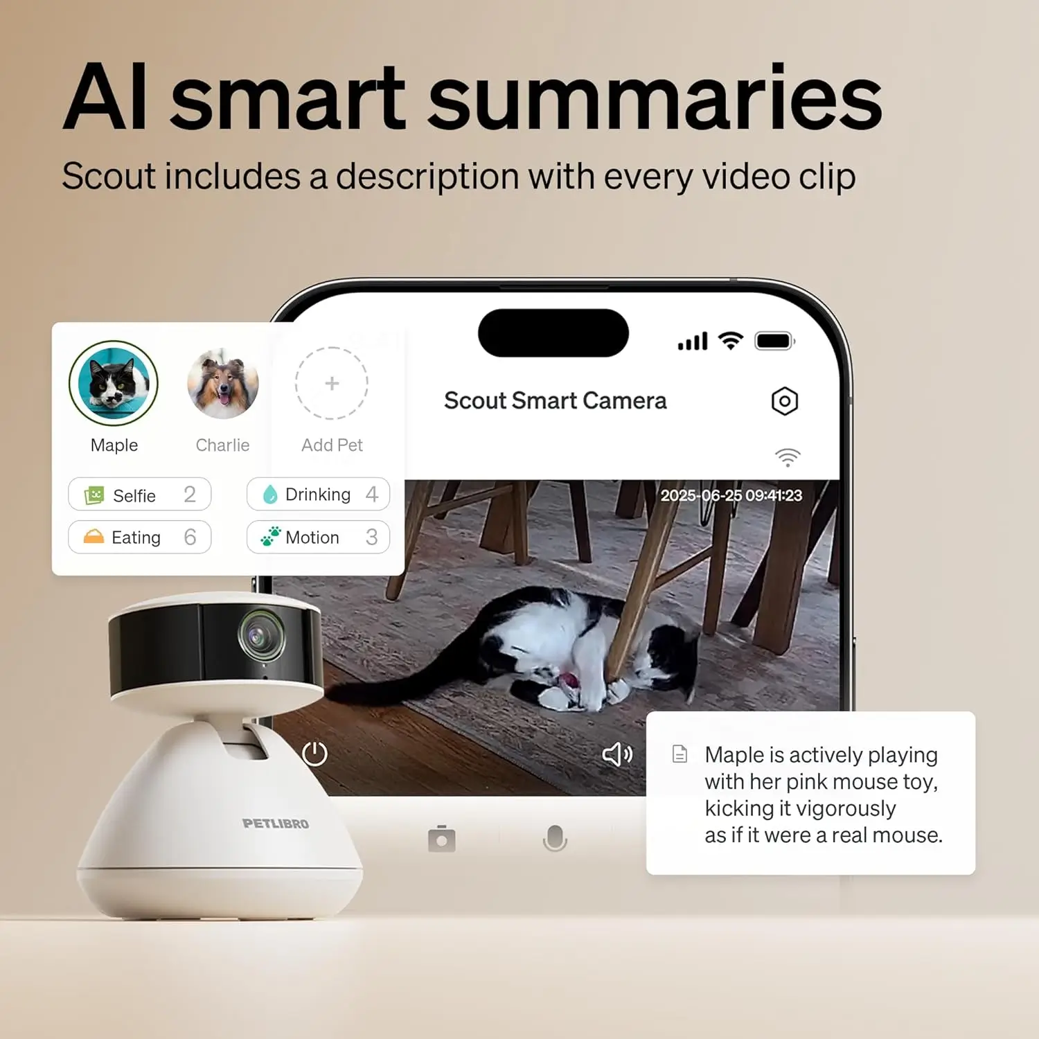 Smart pet camera