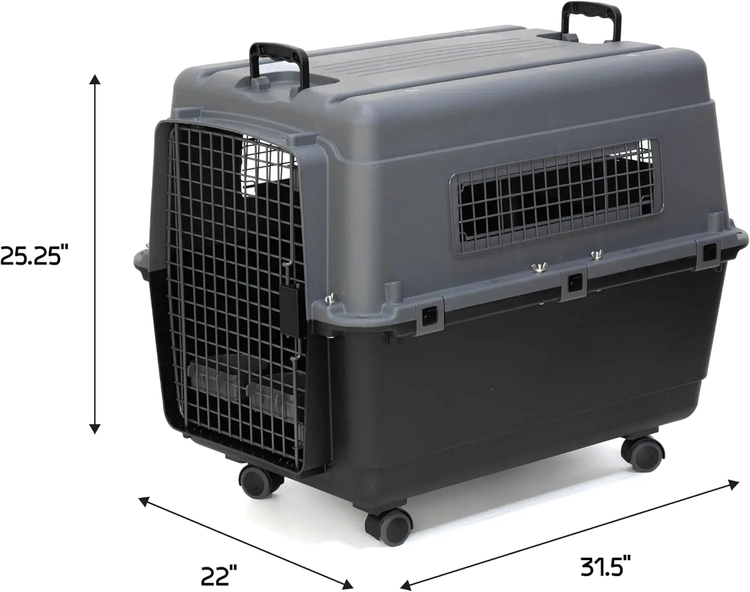 dog crate with wheels
