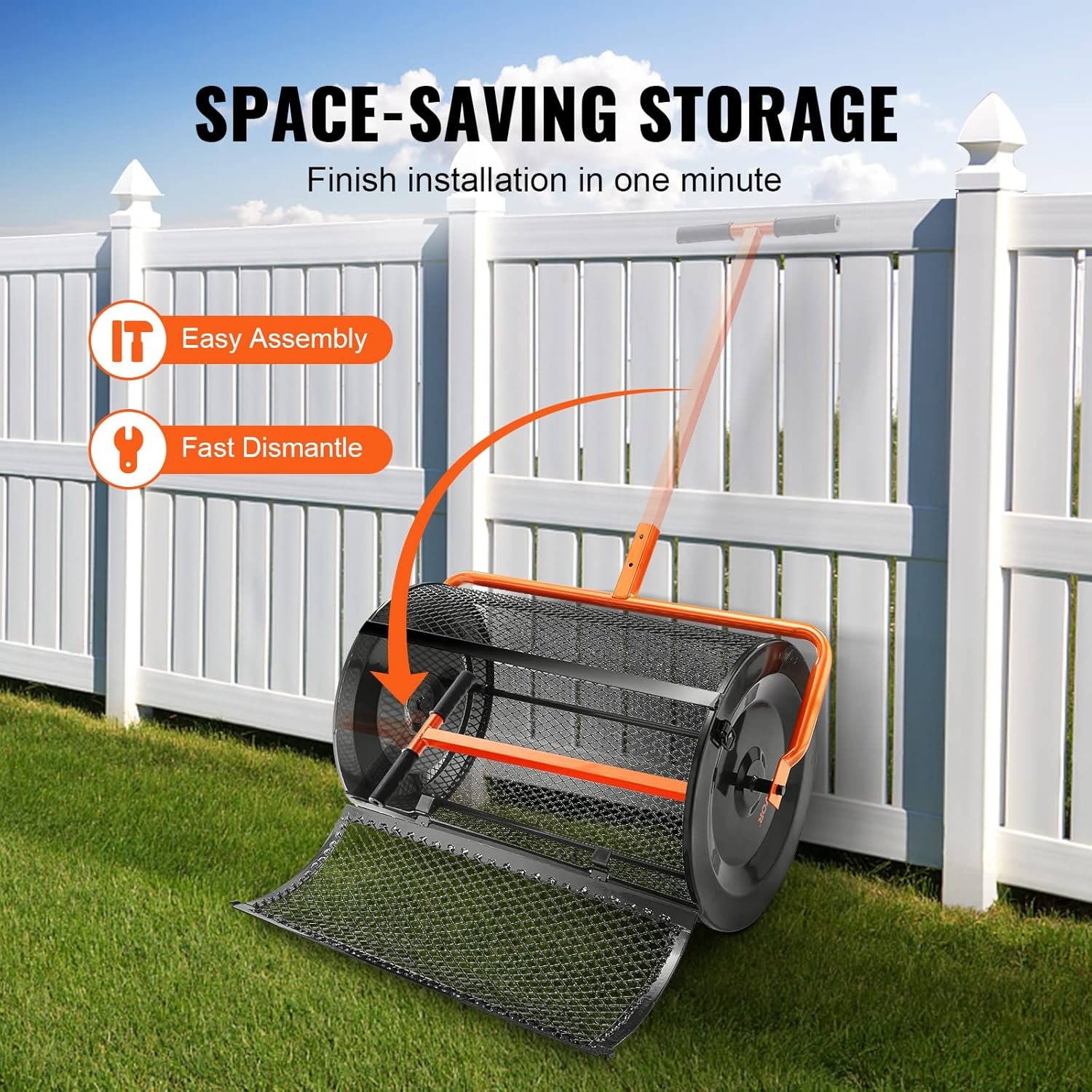 24-inch compost spreader