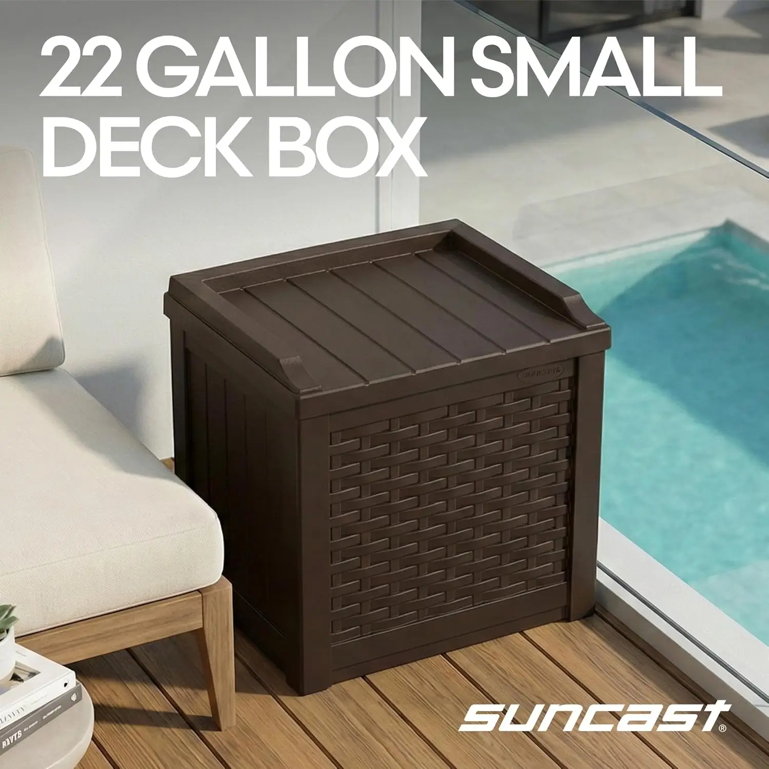 small outdoor storage box