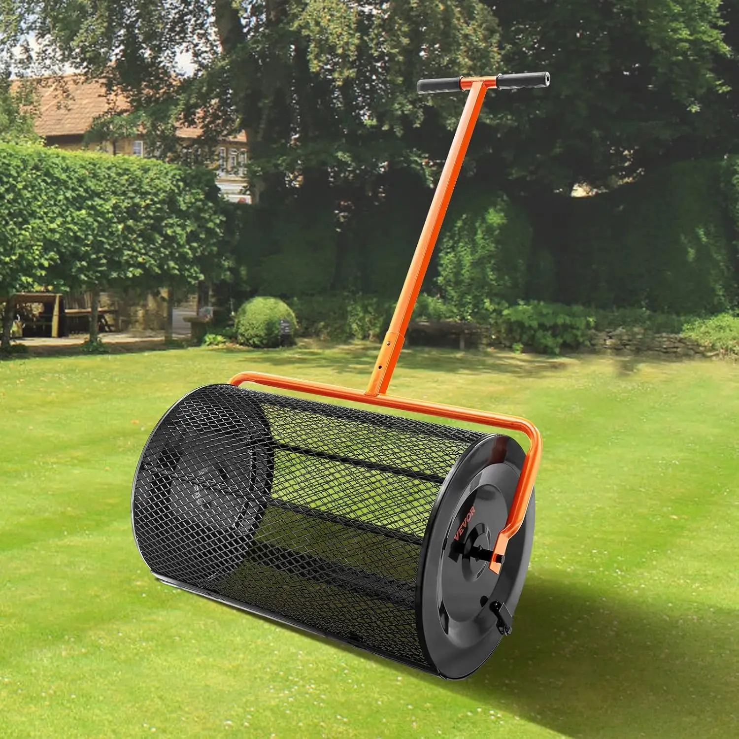 Compost spreader for lawn
