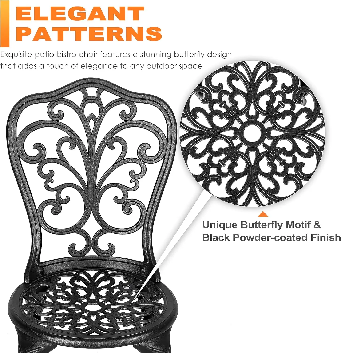 small patio bistro set