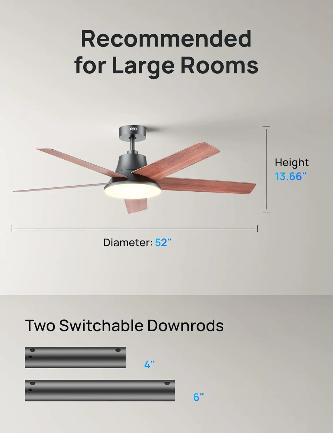 Smart Home Ceiling Fan