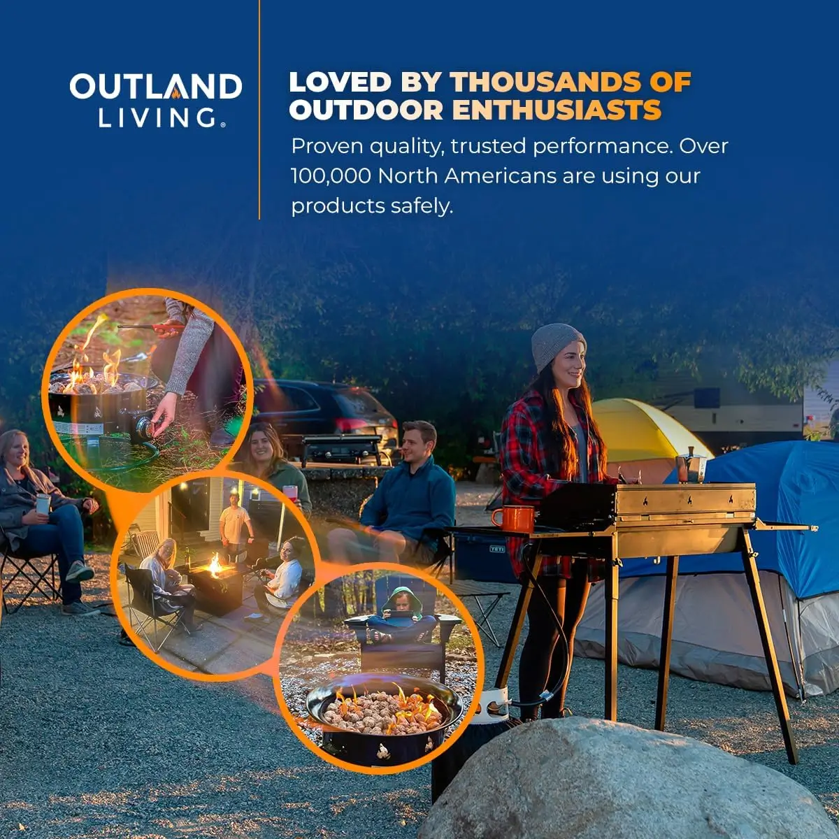 camping propane fire pit