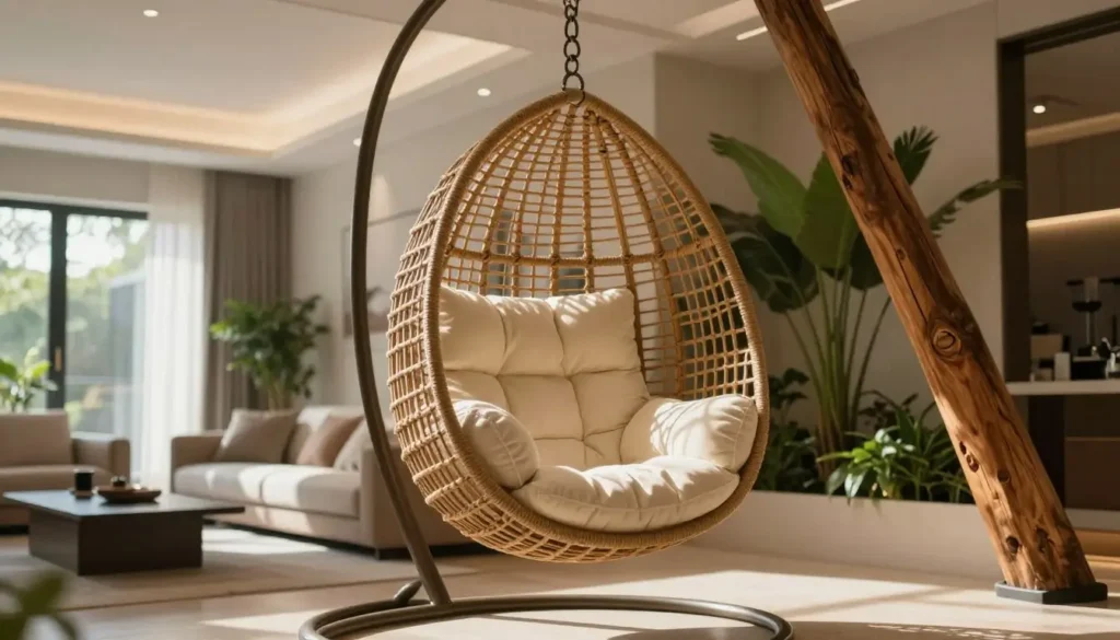 Luxury Hanging Chair for Indoor & Outdoor Relaxation 3 hanging egg chair