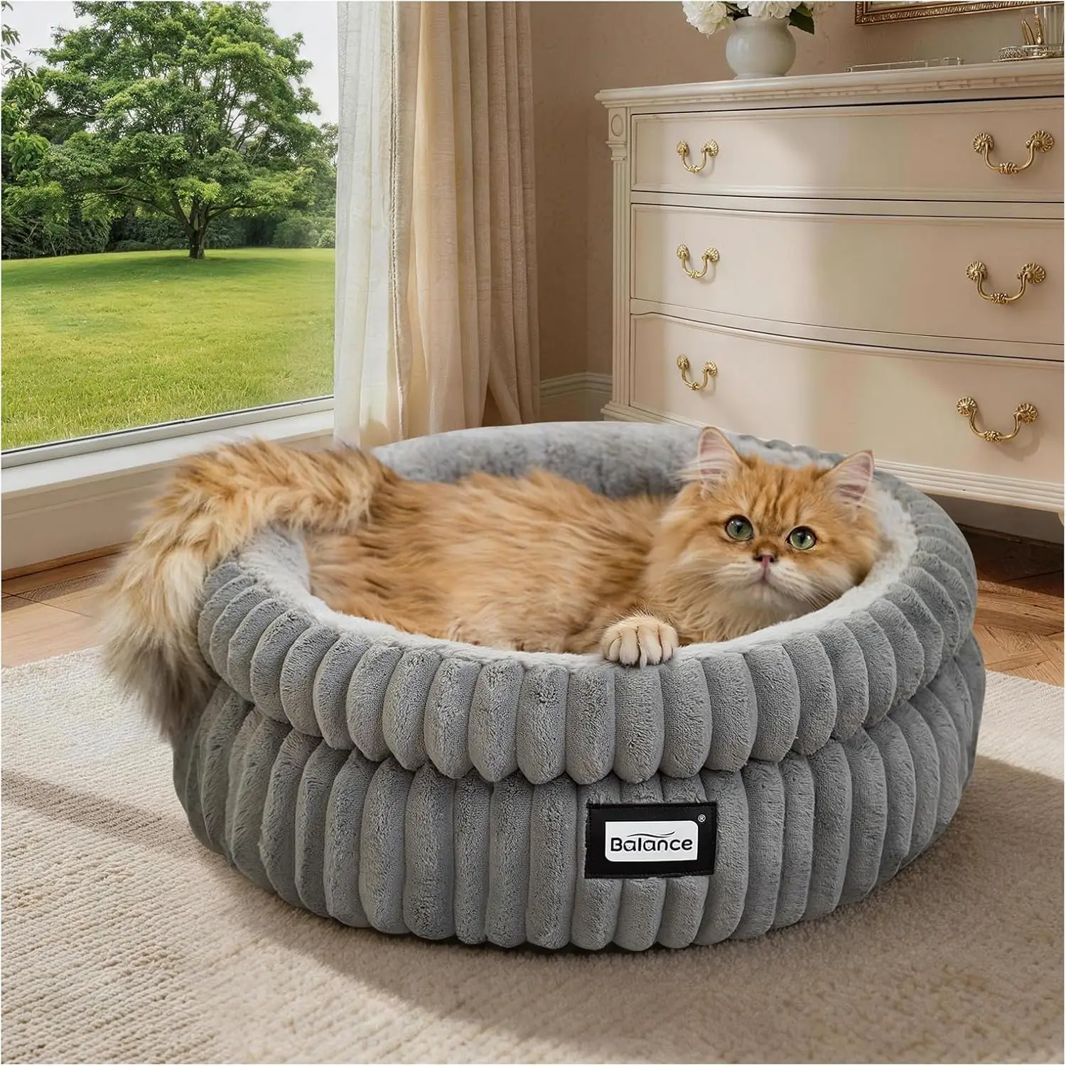 Plush Cat Bed