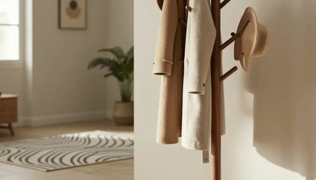 Wooden Coat Rack